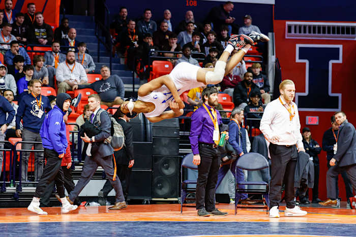 Illinois wrestling championships February 17 2024 Nate Latsch 25972